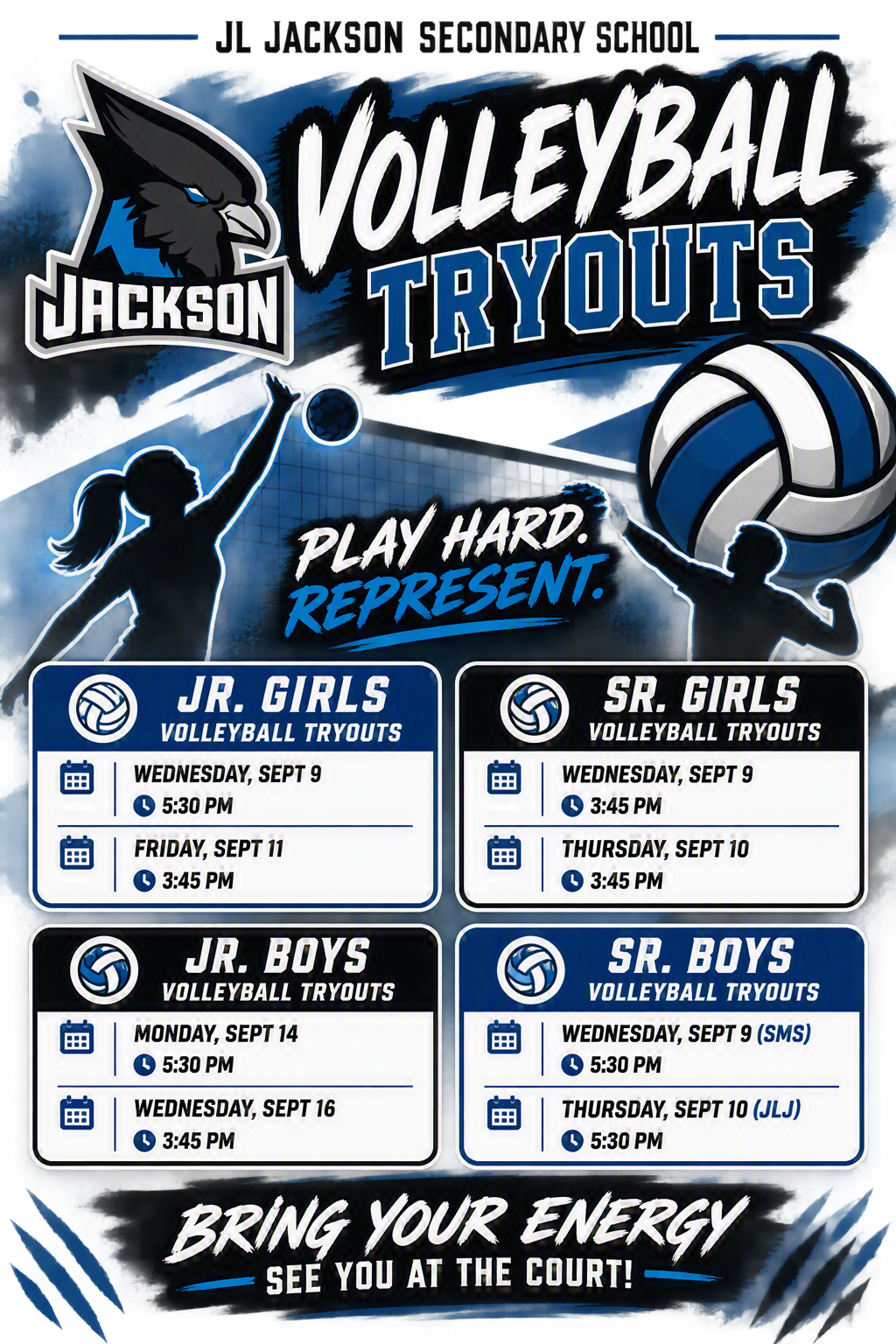 Volleyball Tryouts