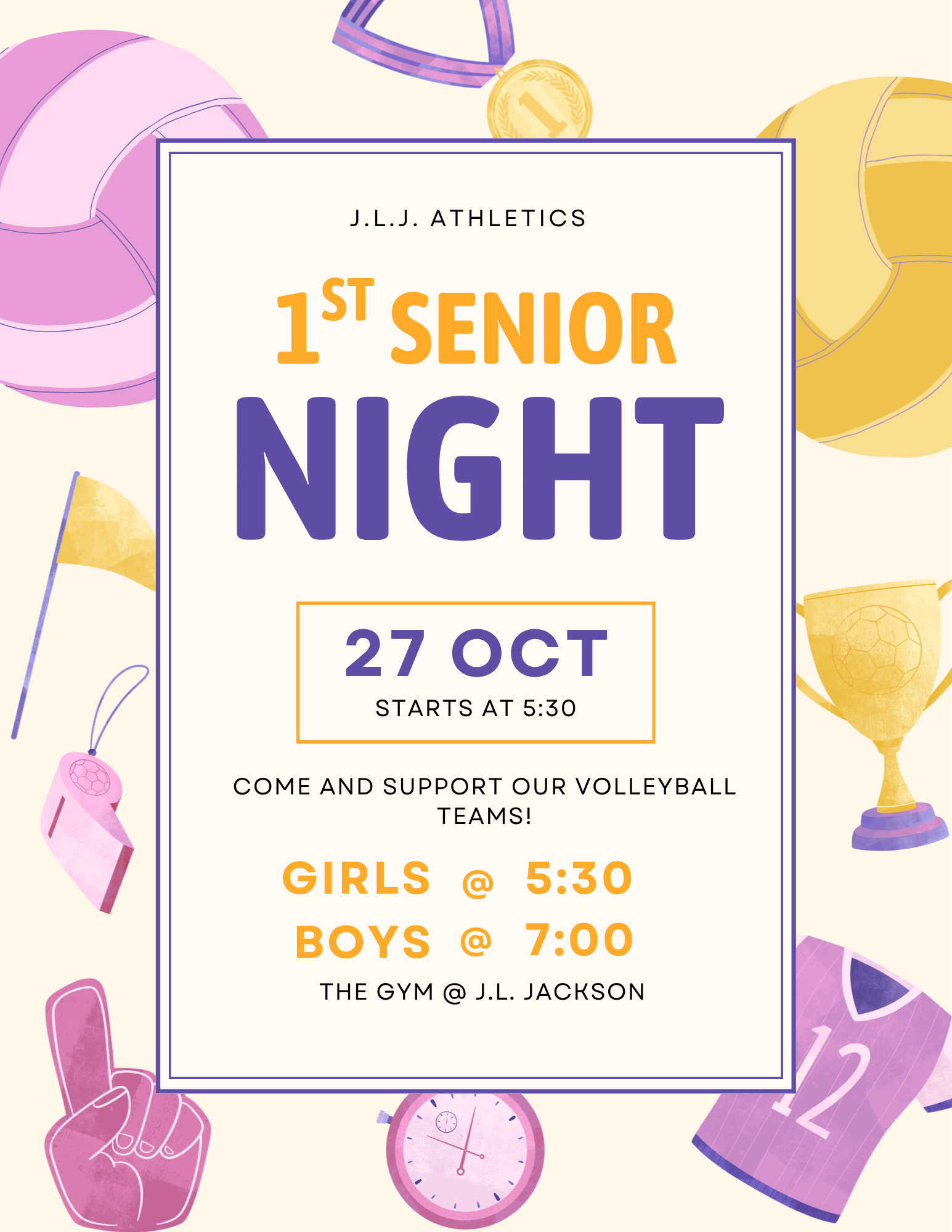 1st Senior Night