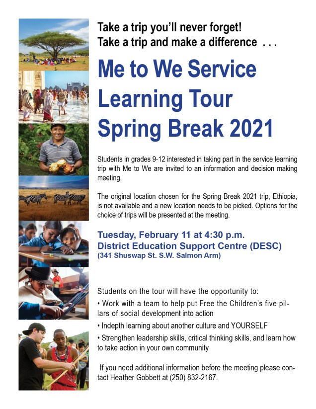 Where to Me To We trip